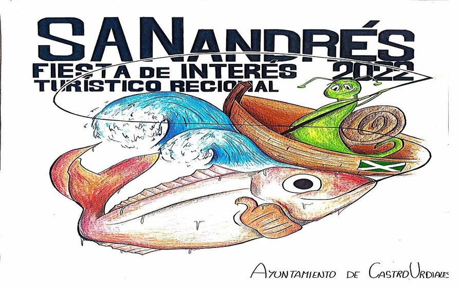 Cartel San Andres 2022 en Castro Urdiales