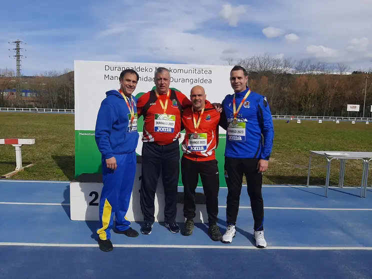 Podium campeonato lanzamientos largos de Durango