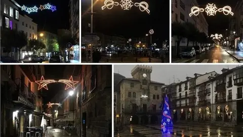 Detalles de la iluminaci&oacute;n navide&ntilde;a de 2021