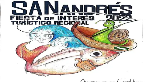 Cartel San Andres 2022 en Castro Urdiales
