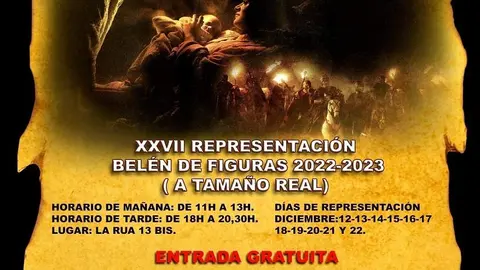 Cartel Bel&eacute;n Viviente (2022)