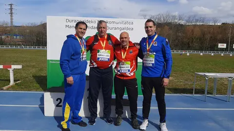 Podium campeonato lanzamientos largos de Durango