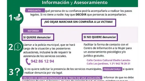 El Ayuntamiento de Castro Urdiales instala un Punto Violeta durante el Coso Blanco 2026