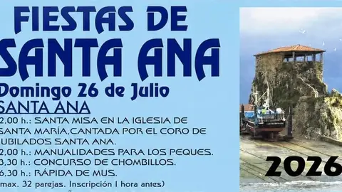 Programa de fiestas de Santa Ana 2026 en Castro Urdiales