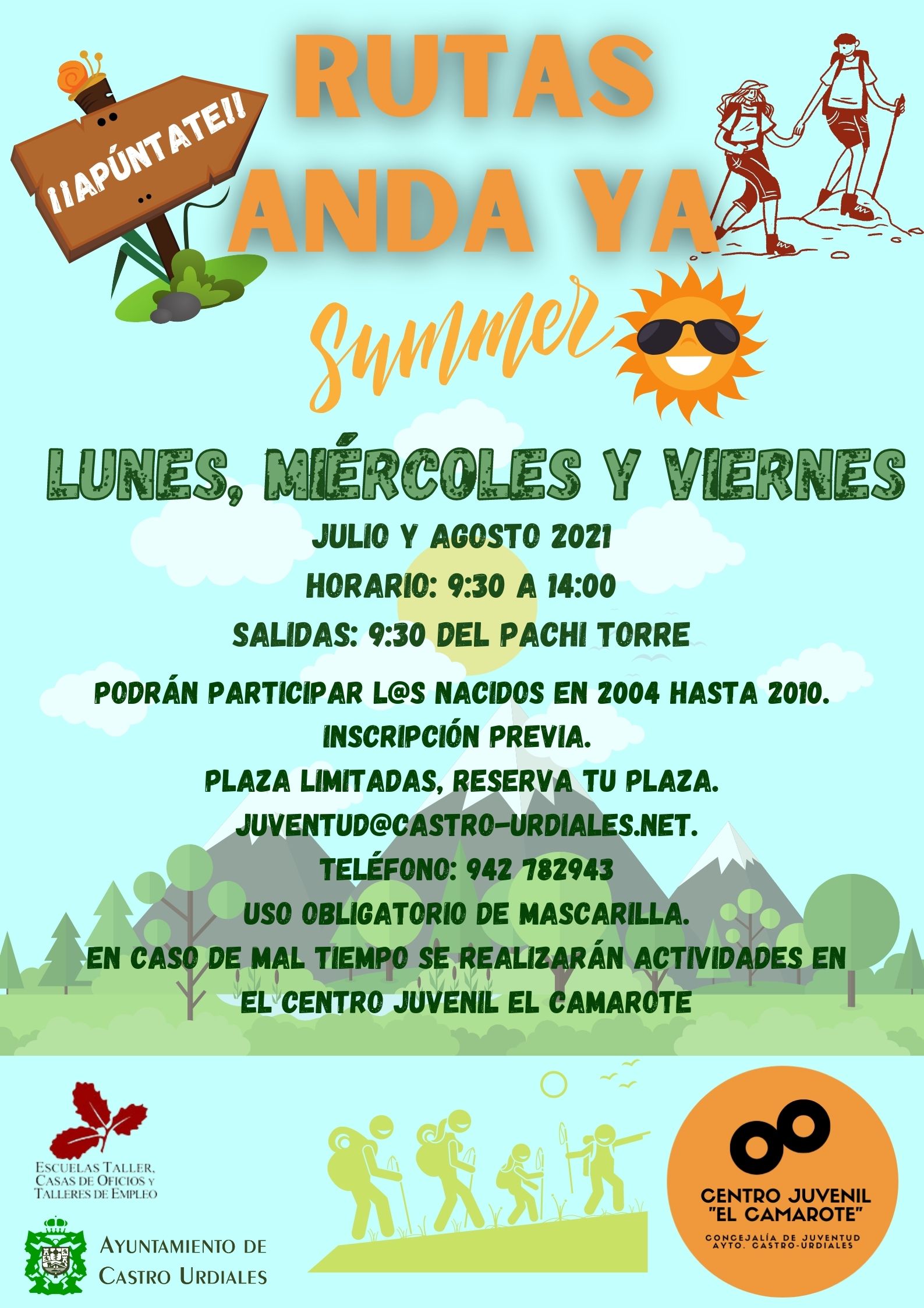 Rutas Anda Ya verano 2021 2