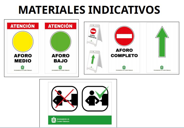 materiales indicar playas