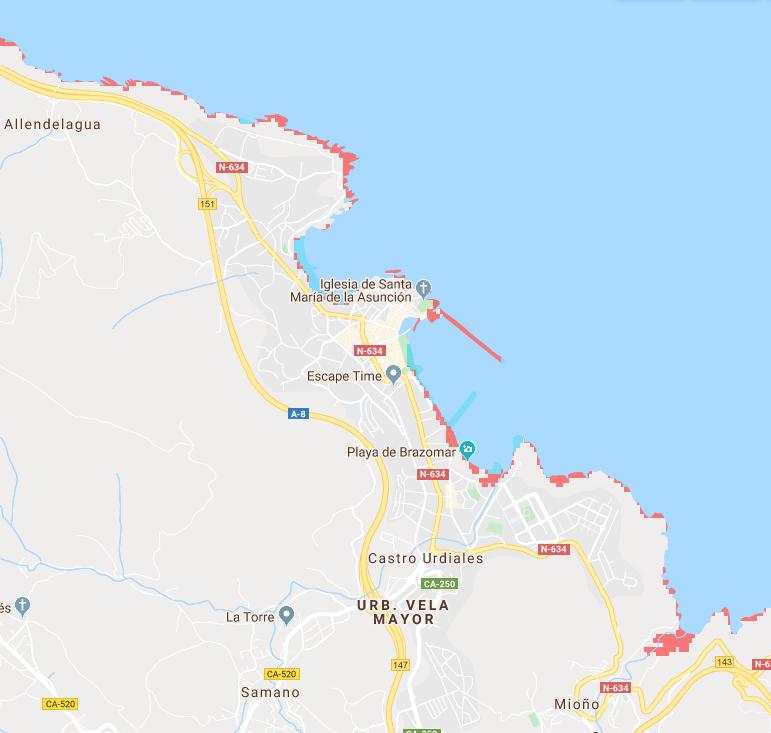 201910 zonas inundadas castro urdiales 2050