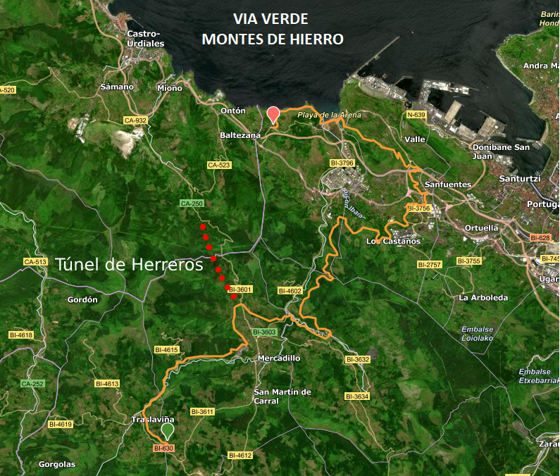 via verde montes de hierro