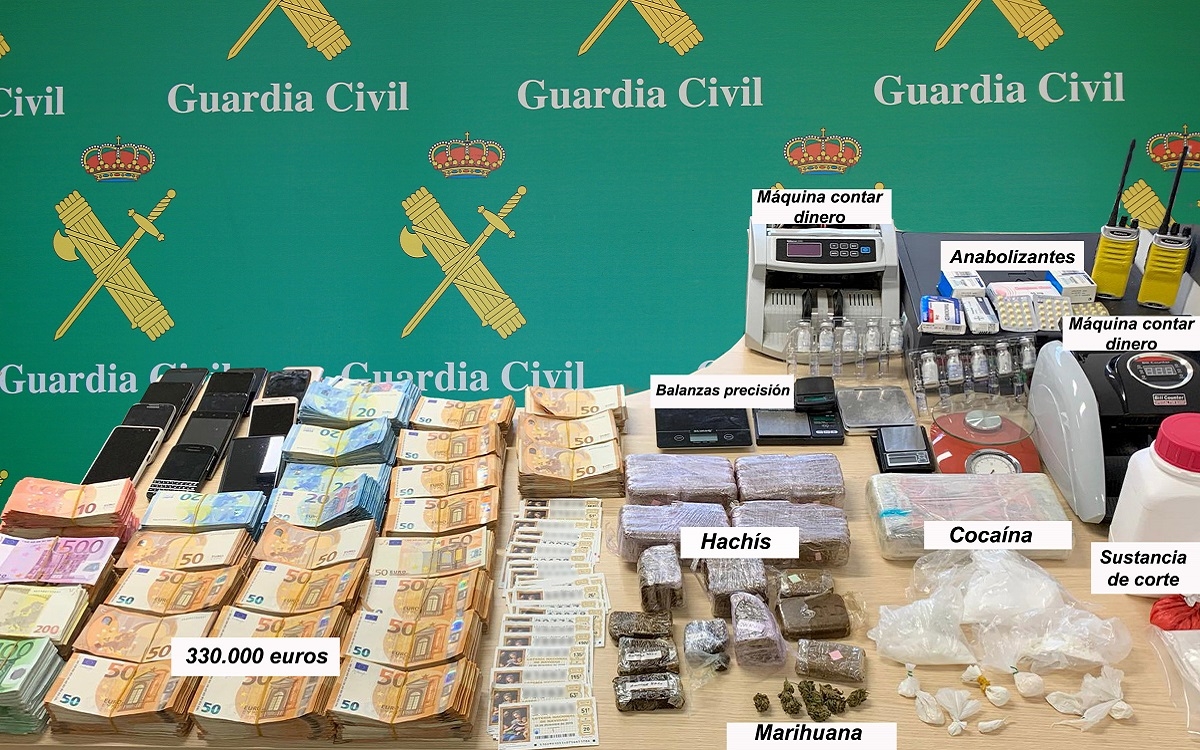 La Guardia Civil desarticula un grupo criminal dedicado al tráfico de drogas que operaba en Castro Urdiales