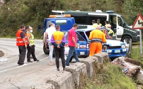 Fallecen dos miembros del club castreño &quot;La Trazada Sport&quot; en el Rallye de Llanes