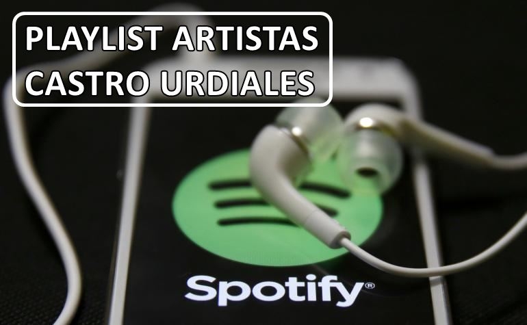 Crean una Playlist de artistas de Castro Urdiales en Spotify