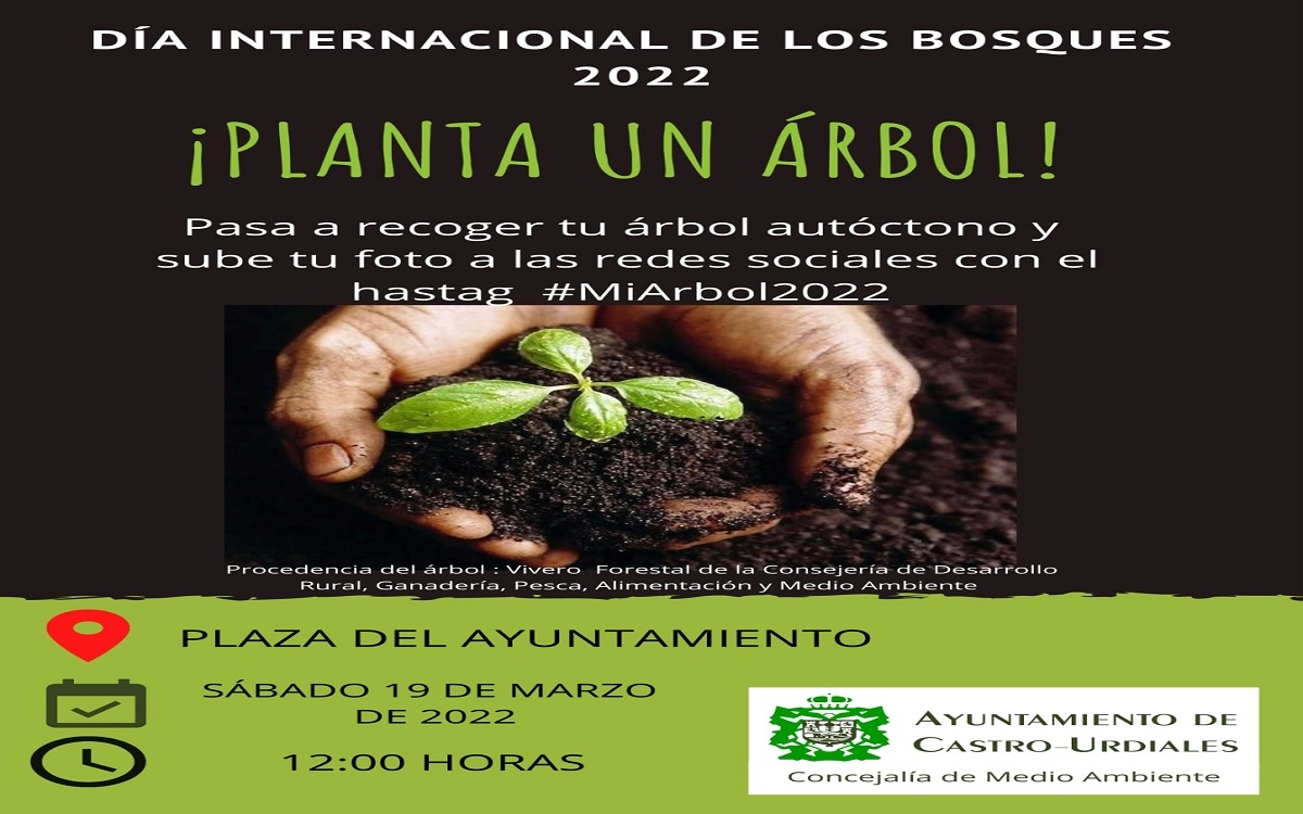 El Ayuntamiento de Castro Urdiales donará árboles a los vecinos con motivo de la celebración del Día Internacional de los Bosques