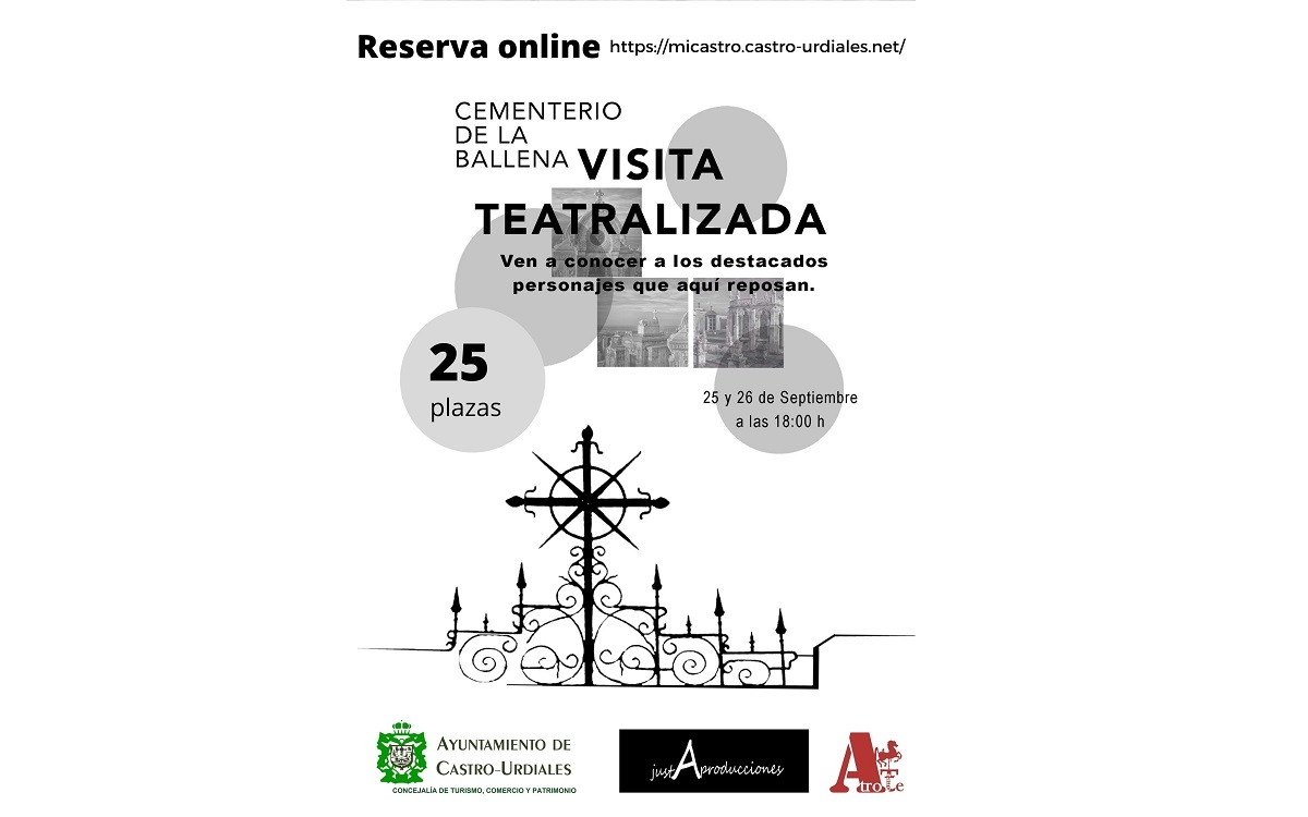 Visitas teatralizadas al cementerio de Castro Urdiales con motivo del Día Mundial del Turismo 2021