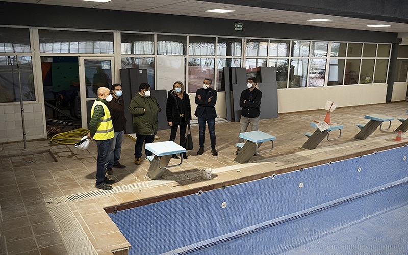 Las obras del polideportivo Peru Zaballa de Castro Urdiales terminarán