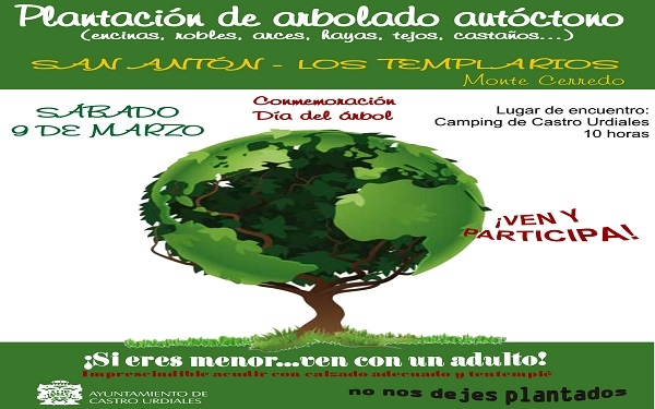 El Ayuntamiento de Castro Urdiales organiza una plantación en el monte Cerredo