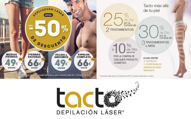 Promociones de abril en depilación y tratamientos estéticos en TACTO Castro Urdiales