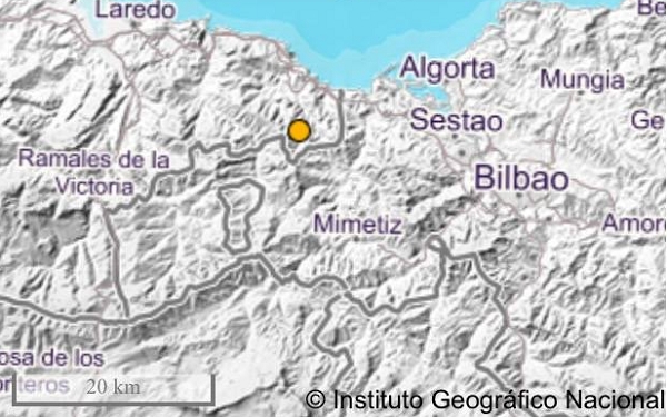 Castro Urdiales registra un terremoto de 2,7 grados la pasada madrugada cerca de Santullán y Otañes
