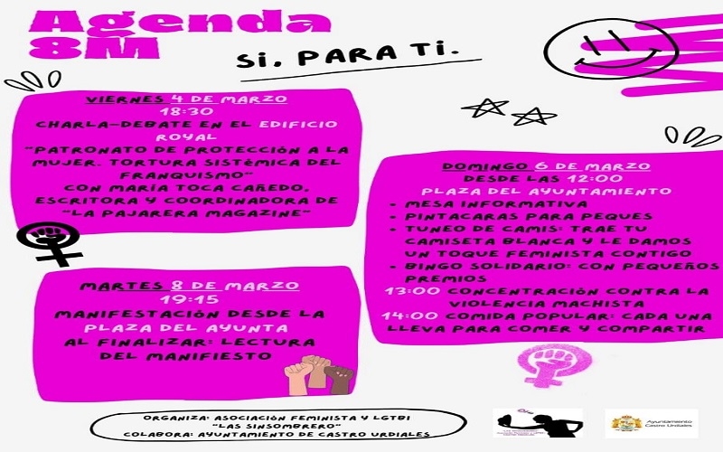 Las Sin Sombrero presentan la agenda de actividades en Castro Urdiales para el Día Internacional de la Mujer