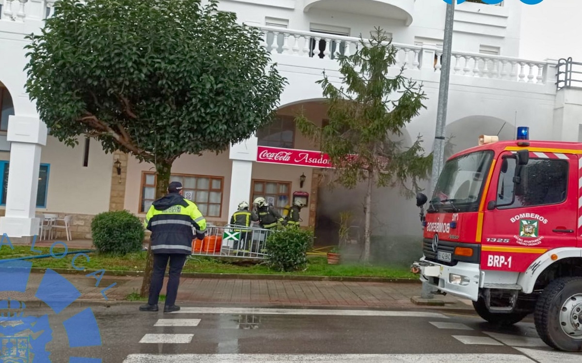 Incendio en un restaurante de Ostende (Castro Urdiales)
