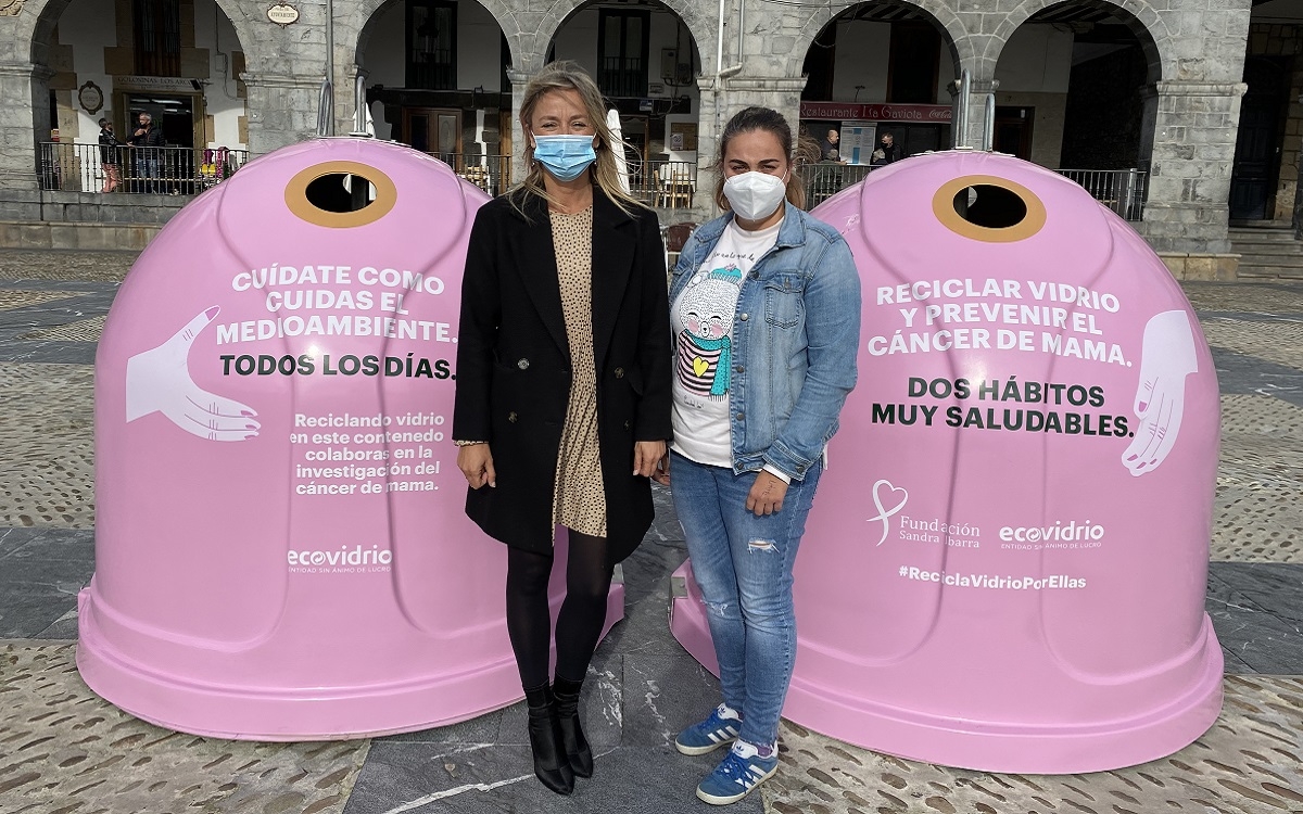 Ecovidrio y el Ayuntamiento de Castro Urdiales presentan la campaña solidaria ‘Recicla Vidrio por ellas’