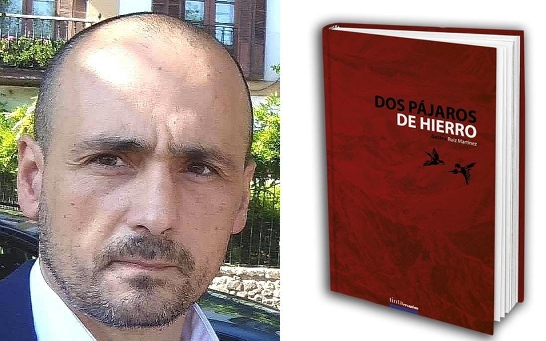 El escritor castreño Gaztea Ruiz publica nuevo libro, la novela &quot;Dos pájaros de hierro&quot;