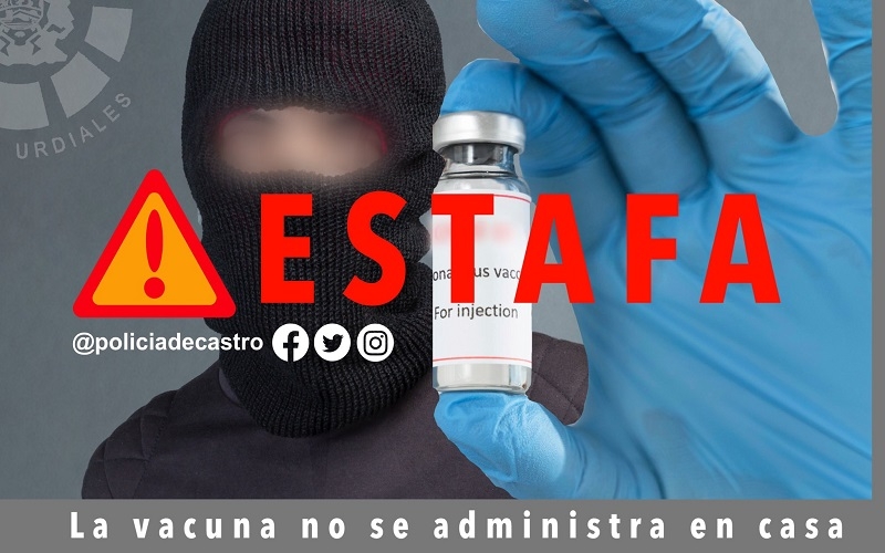La policía de Castro Urdiales alerta sobre una nueva estafa relacionada con las vacunas de la COVID-19