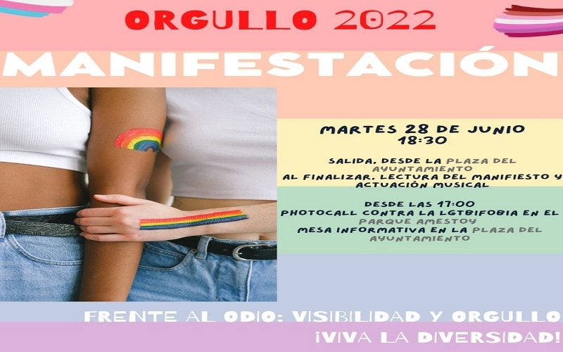Programa de actos con motivo del Día del Orgullo LGTBI+ en Castro Urdiales