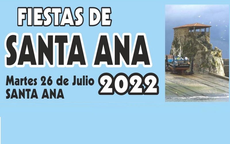 Programa de fiestas de Santa Ana 2022 en Castro Urdiales