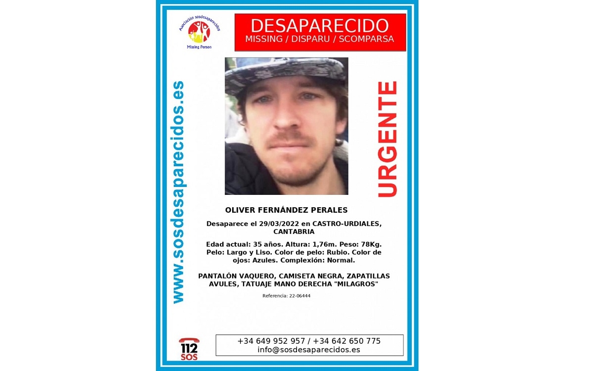 Se busca un vecino de Castro Urdiales desaparecido hace más de un mes