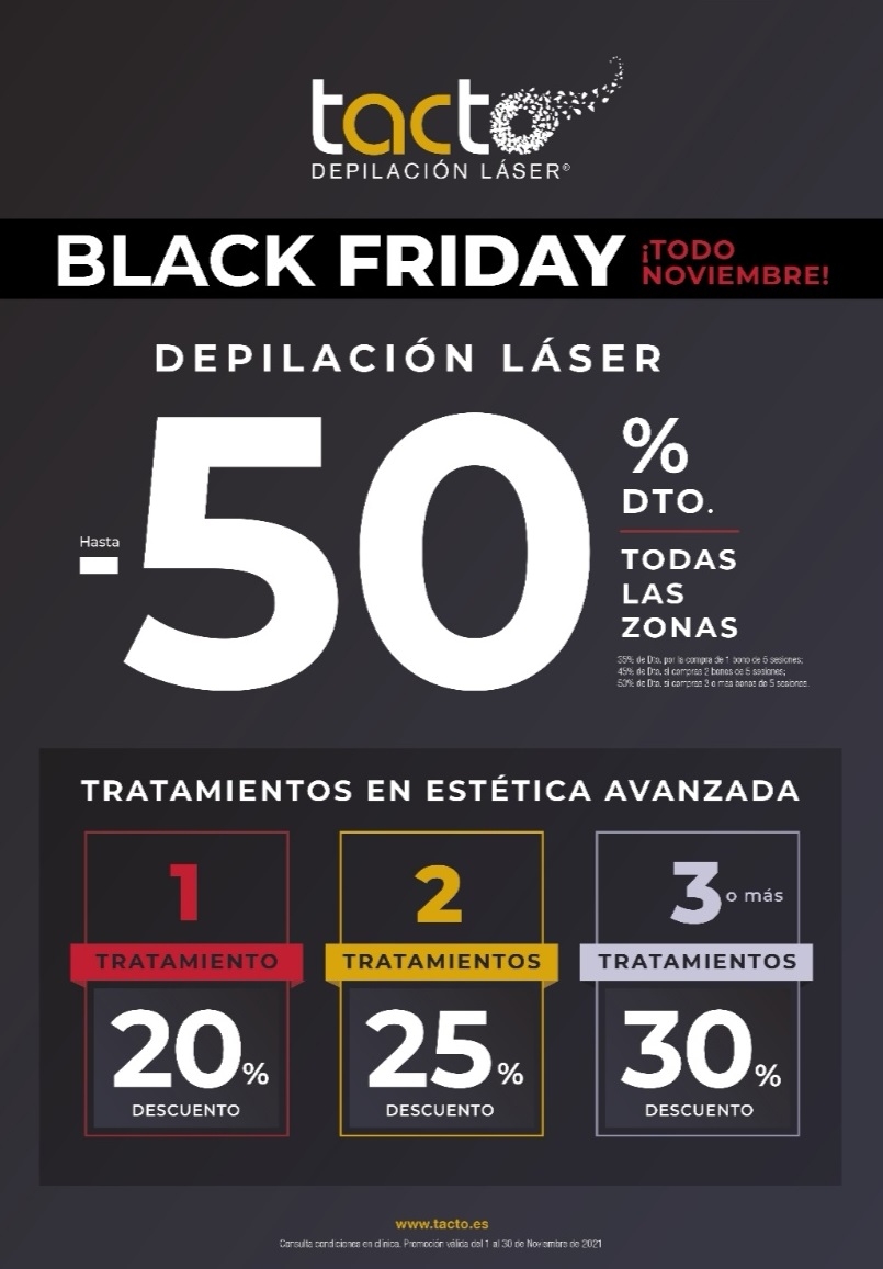 El Black Friday se celebra durante todo el mes en TACTO Castro Urdiales