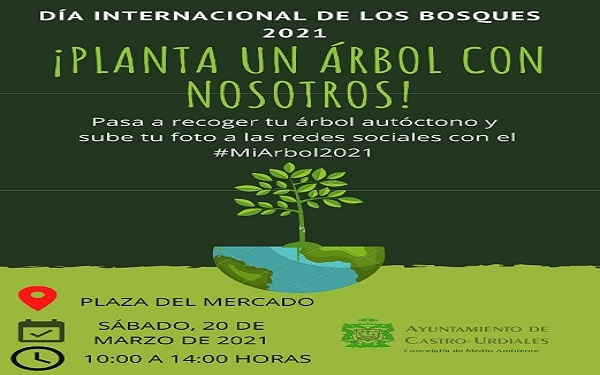 Castro Urdiales celebrará el Día Internacional de los Bosques repartiendo árboles entre los vecinos
