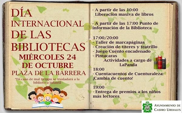 Castro Urdiales celebra este miércoles el Día Internacional de las Bibliotecas