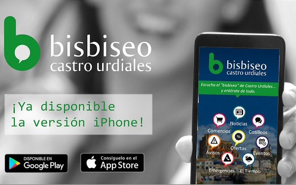 La “app” Bisbiseo Castro Urdiales estrena versión iPhone y renueva su versión Android