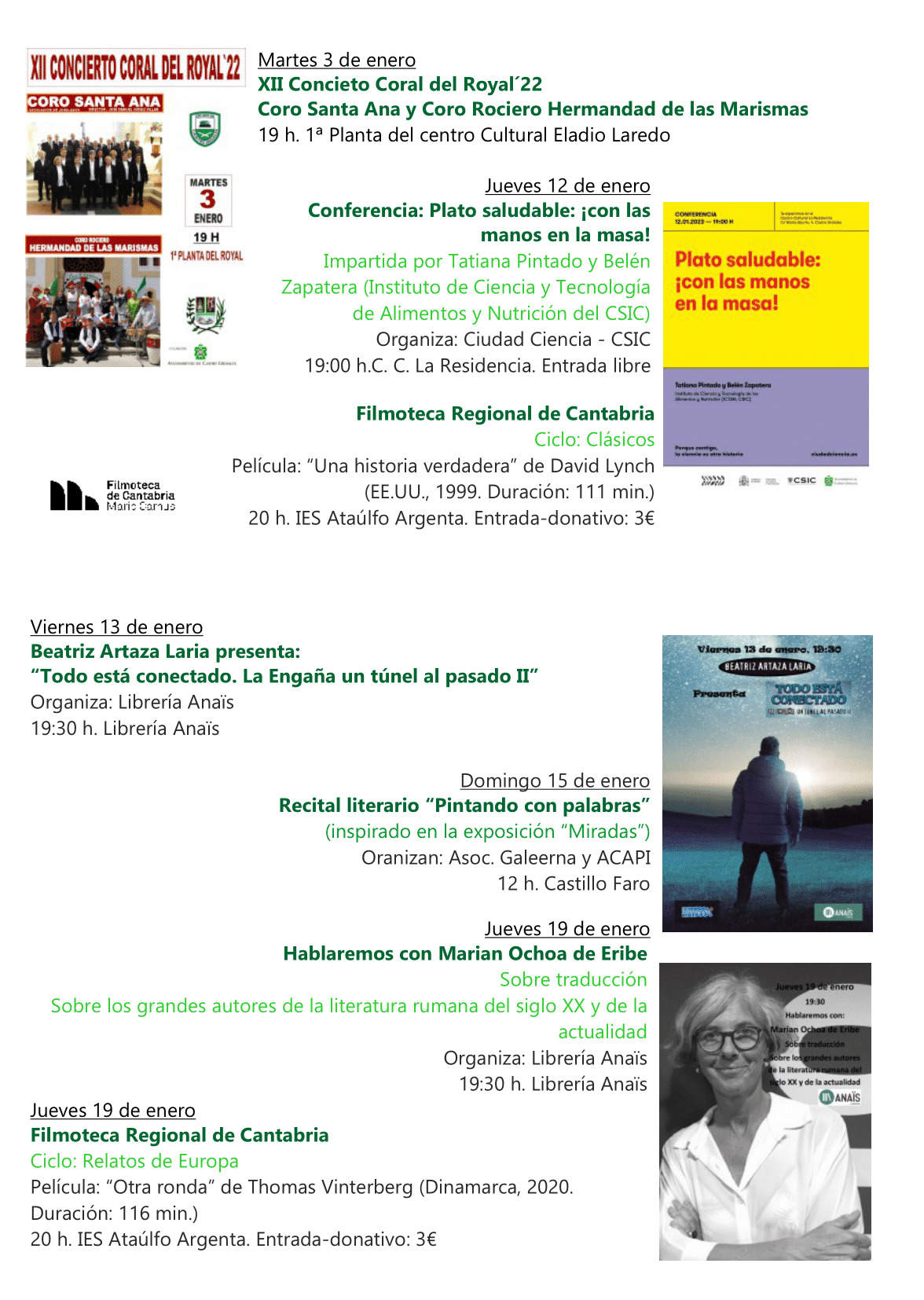 PROGRAMACIÓN ENERO 2023-2