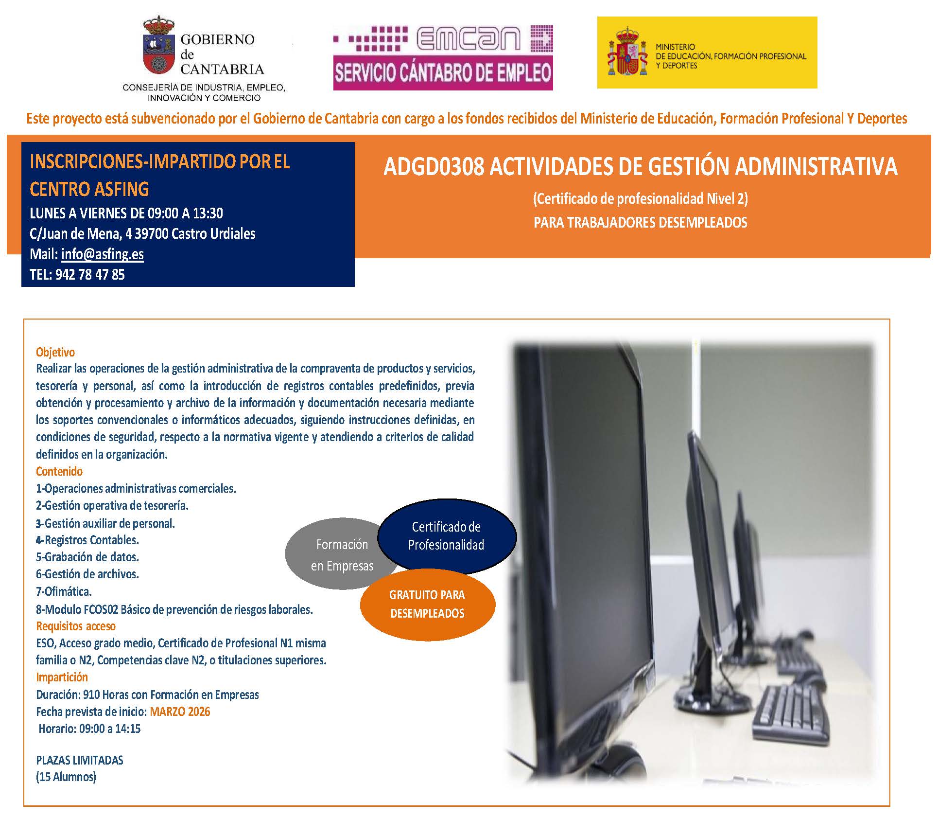 1. PUBLICIDAD ACTIVIDADES DE GESTIÓN ADMINISTRATIVA